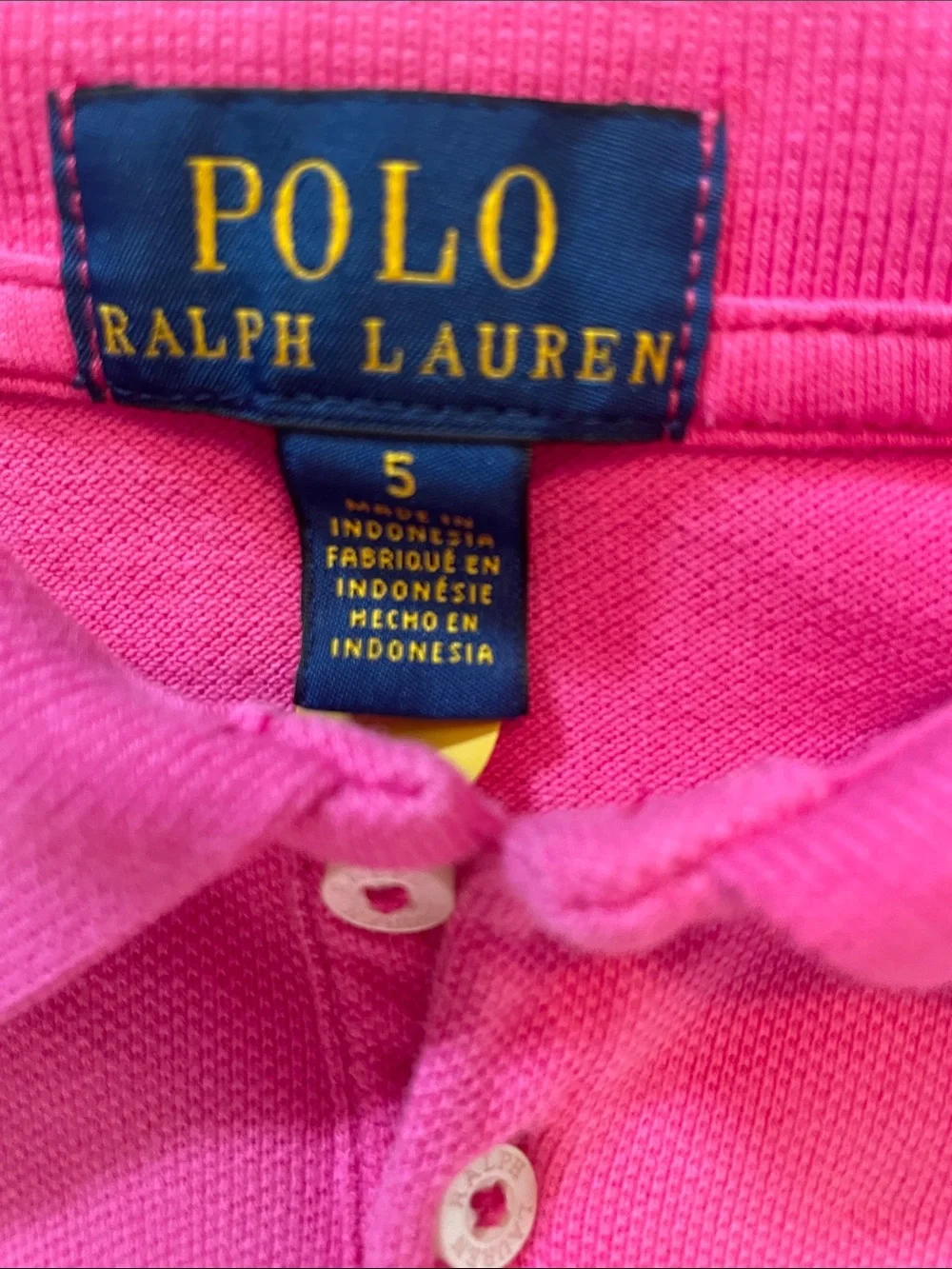 Polo Ralph Lauren Pink Girls' Polo Dress